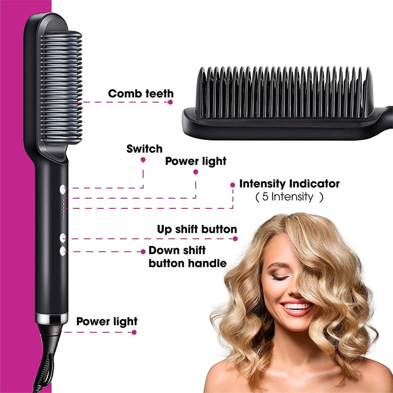 Premium Hair Straightener Hot Comb
